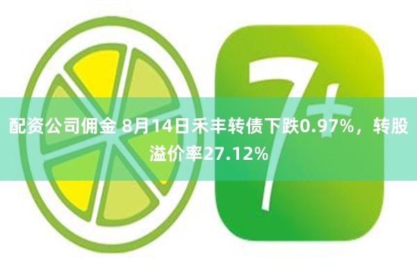 配资公司佣金 8月14日禾丰转债下跌0.97%，转股溢价率27.12%