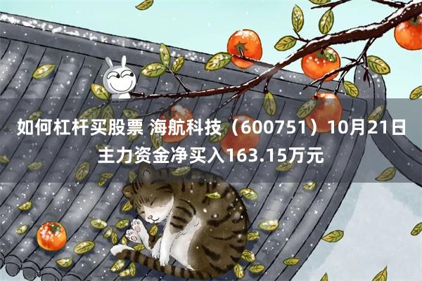 如何杠杆买股票 海航科技（600751）10月21日主力资金净买入163.15万元