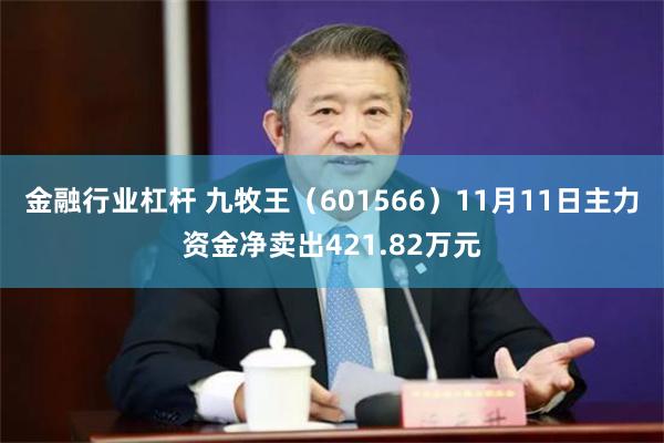 金融行业杠杆 九牧王（601566）11月11日主力资金净卖出421.82万元