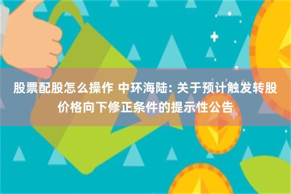 股票配股怎么操作 中环海陆: 关于预计触发转股价格向下修正条件的提示性公告