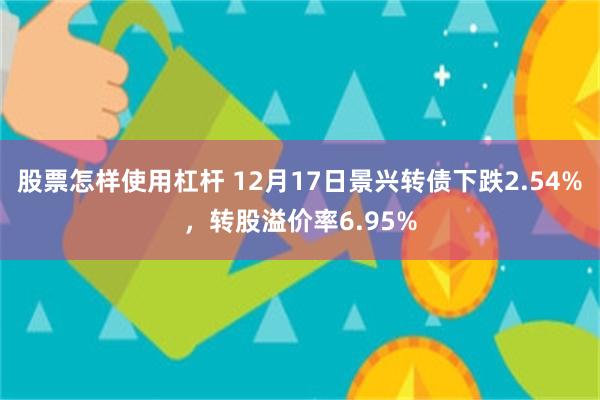 股票怎样使用杠杆 12月17日景兴转债下跌2.54%，转股溢价率6.95%