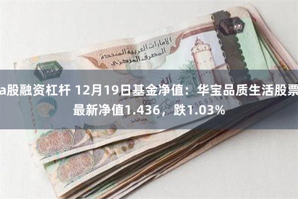 a股融资杠杆 12月19日基金净值：华宝品质生活股票最新净值1.436，跌1.03%