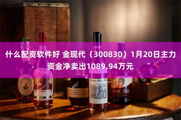 什么配资软件好 金现代（300830）1月20日主力资金净卖出1089.94万元