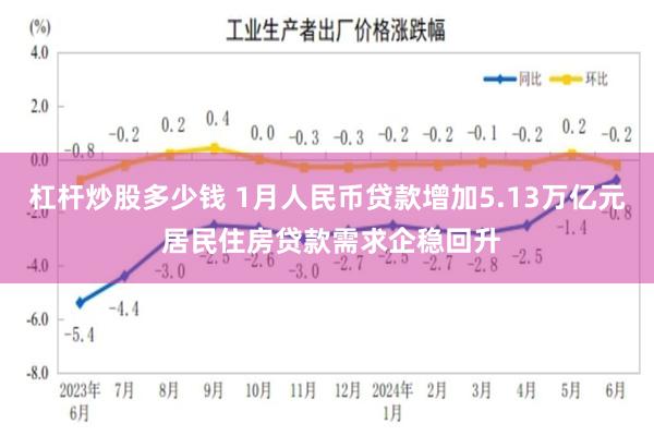 杠杆炒股多少钱 1月人民币贷款增加5.13万亿元 居民住房贷款需求企稳回升